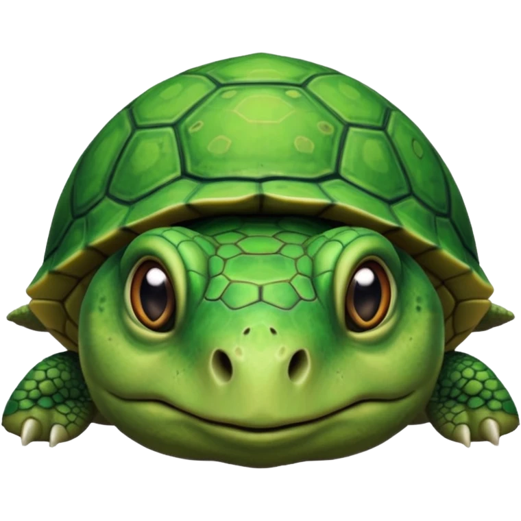 Une tortue très sage emoji