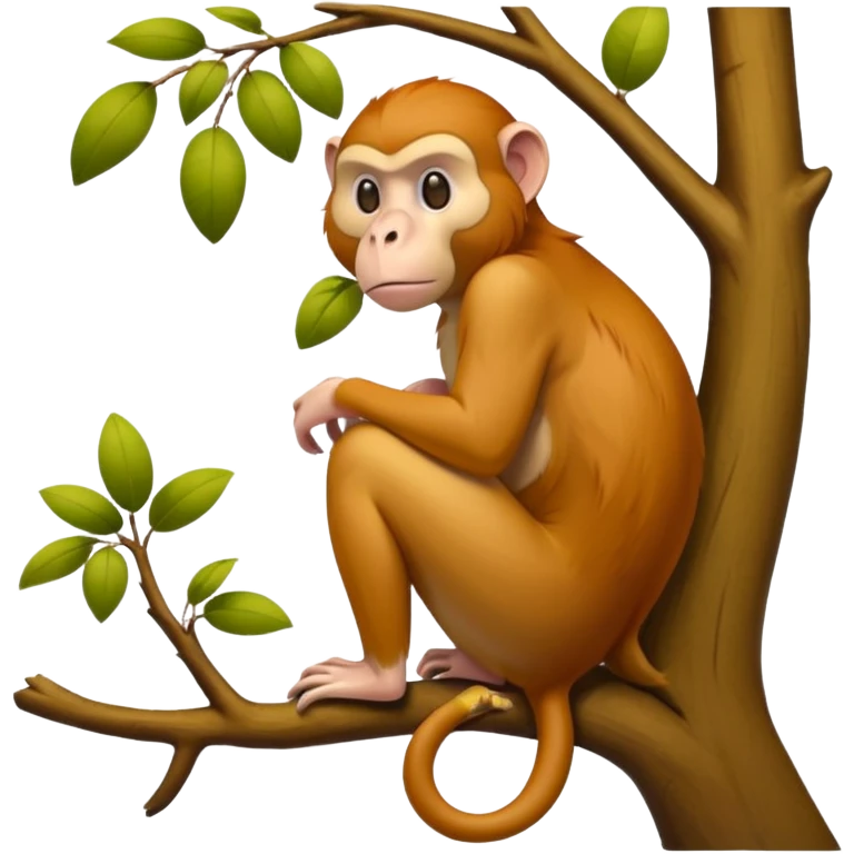 proboscis monkey with long nose emoji
