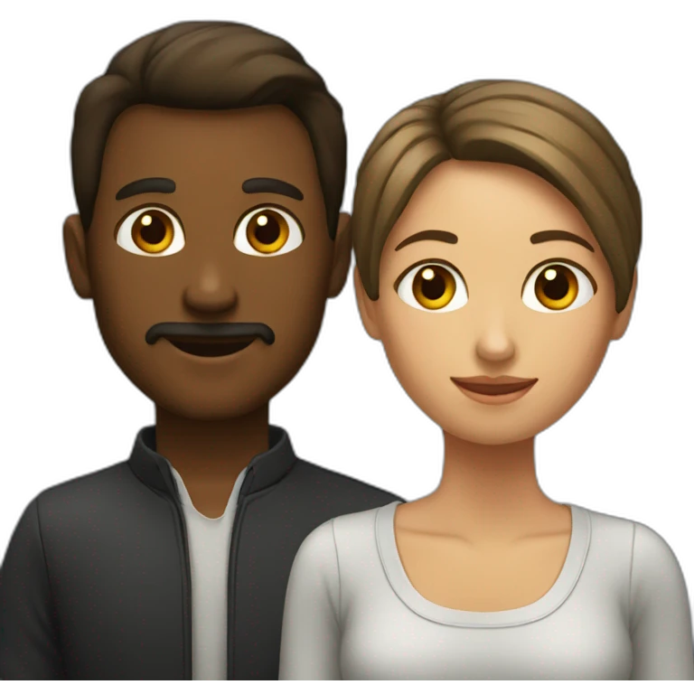 Homme et femme emoji