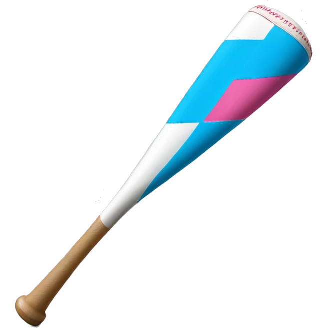 Transgender flag baseball bat emoji