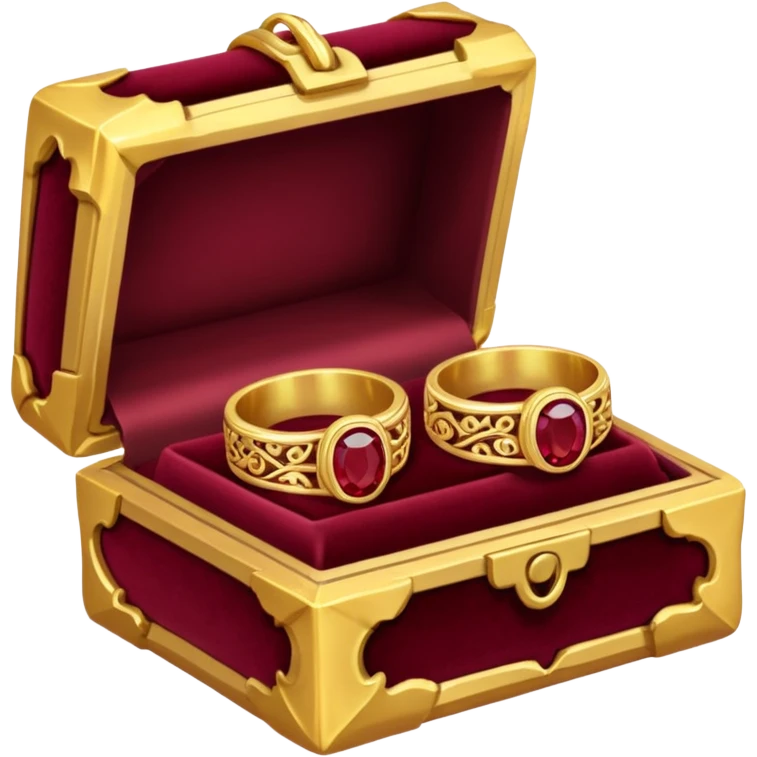 Couple of ring in box emoji