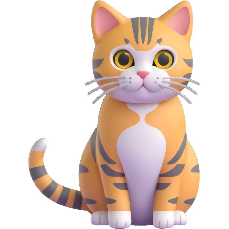 American Shorthair tabby cat emoji