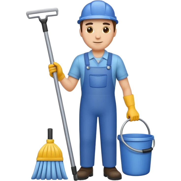 man cleaner emoji