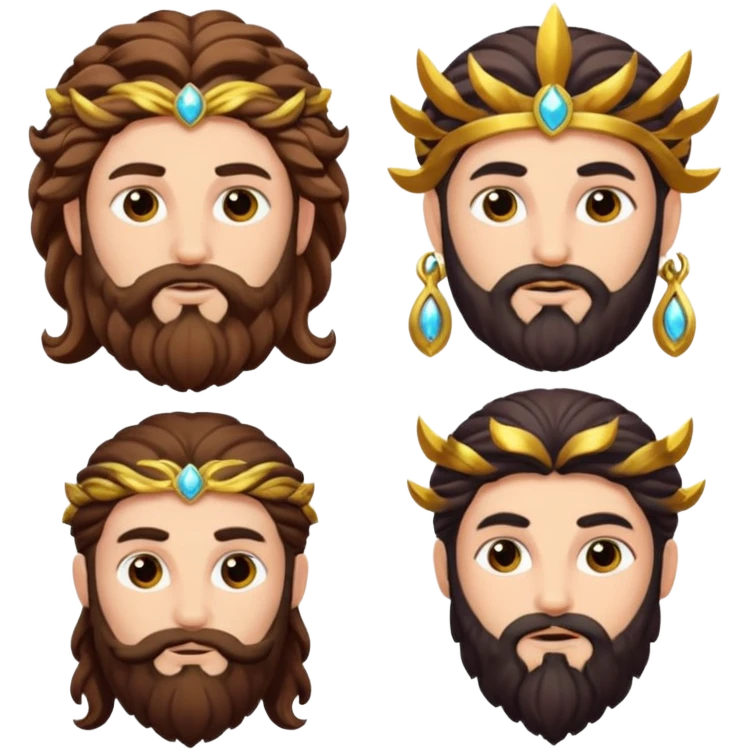 dionysus, zeus, and semele  emoji