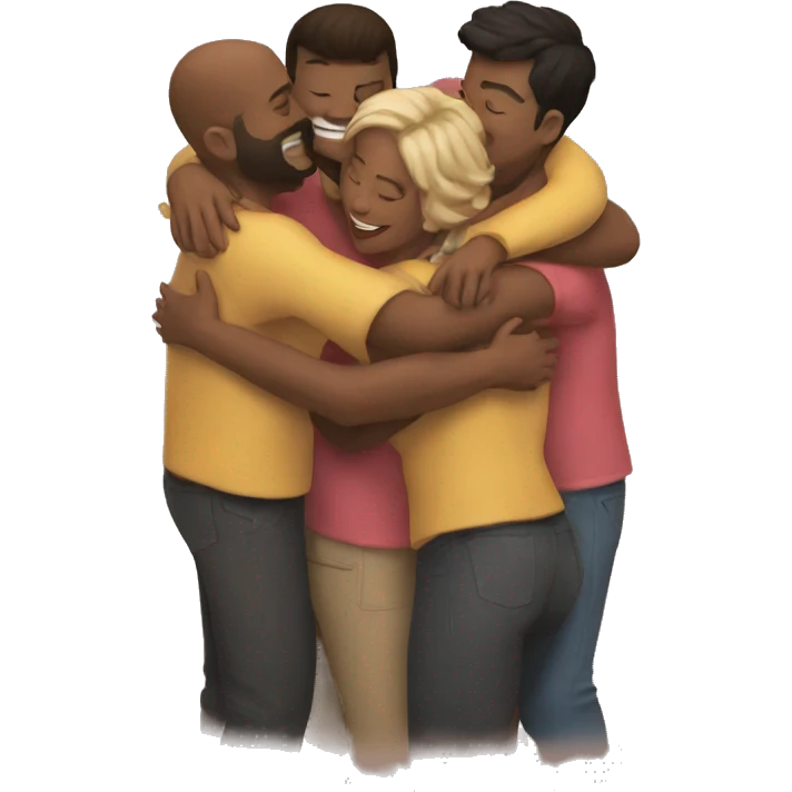 group hug emoji