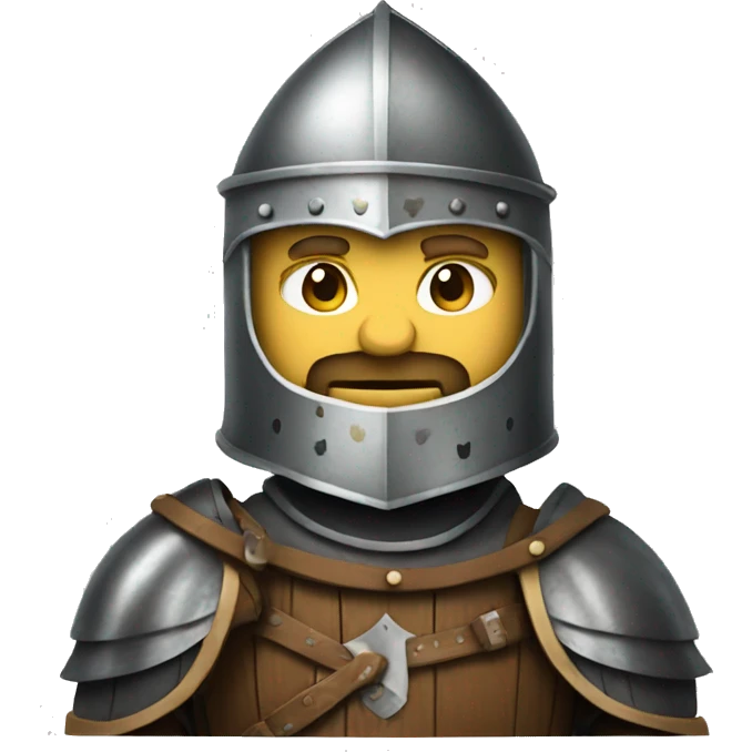 Medieval knight emoji