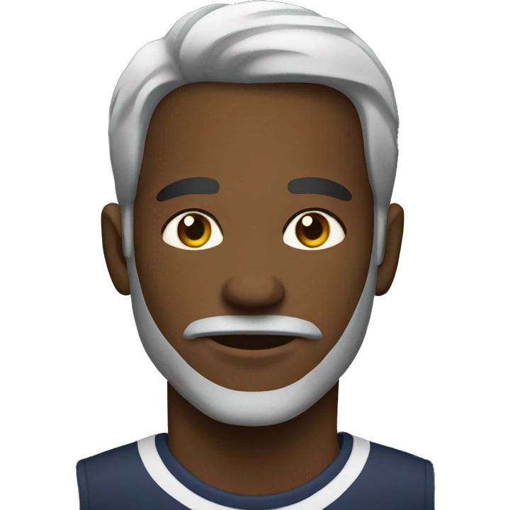 homem negro forte emoji