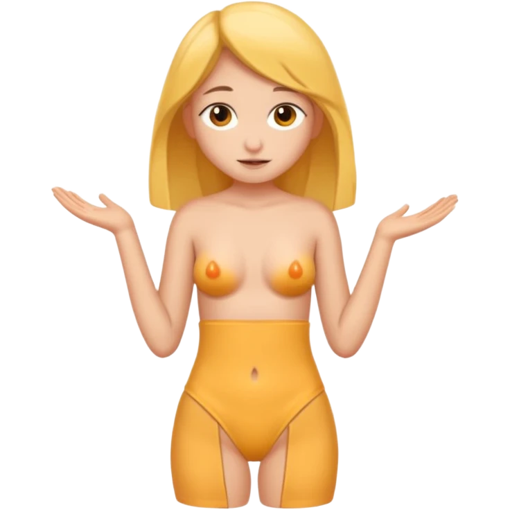 Girl 14 years old without clothes  emoji