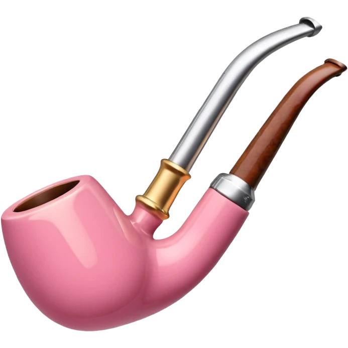 pink smoking pipe emoji