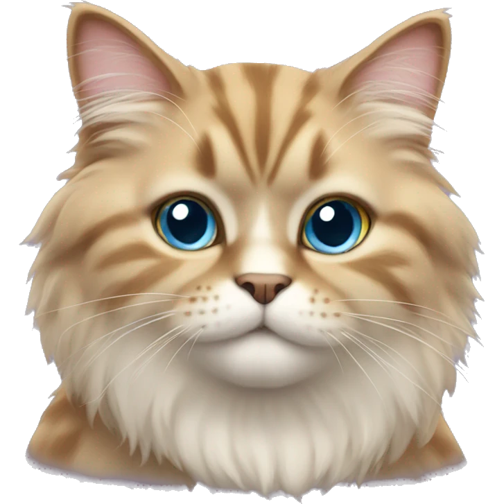 fluffy cat emoji