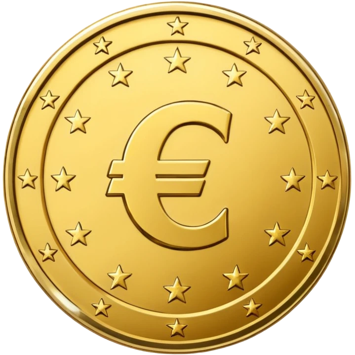 euro coin emoji