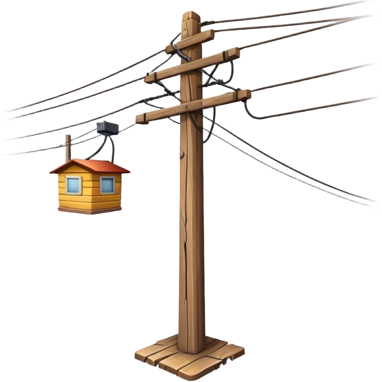 Power pole emoji