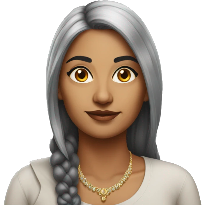 indian professional hyperrealistic woman emoji