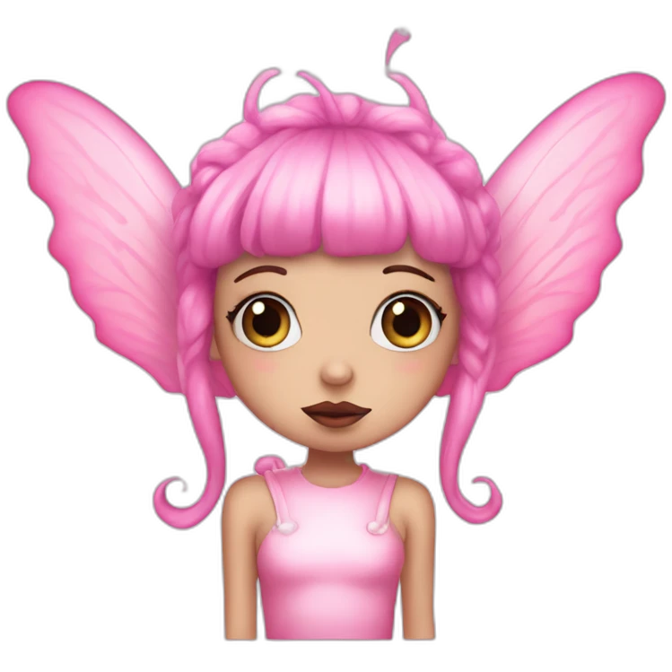 Melanie Martinez pink alien fairy emoji
