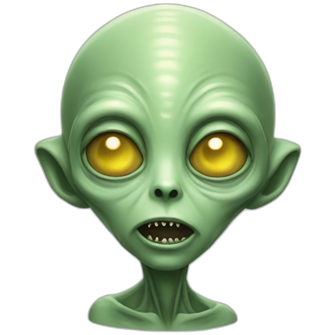 alien con signo de preguntar emoji