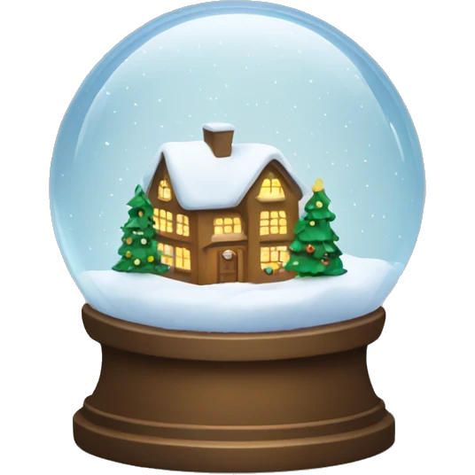 Christmas snowglobe  emoji