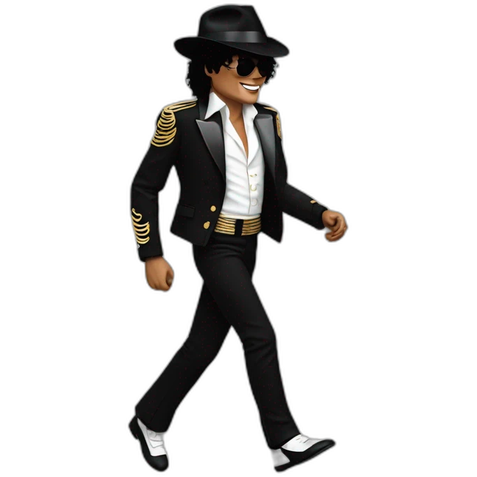 Michael Jackson moonwalk emoji