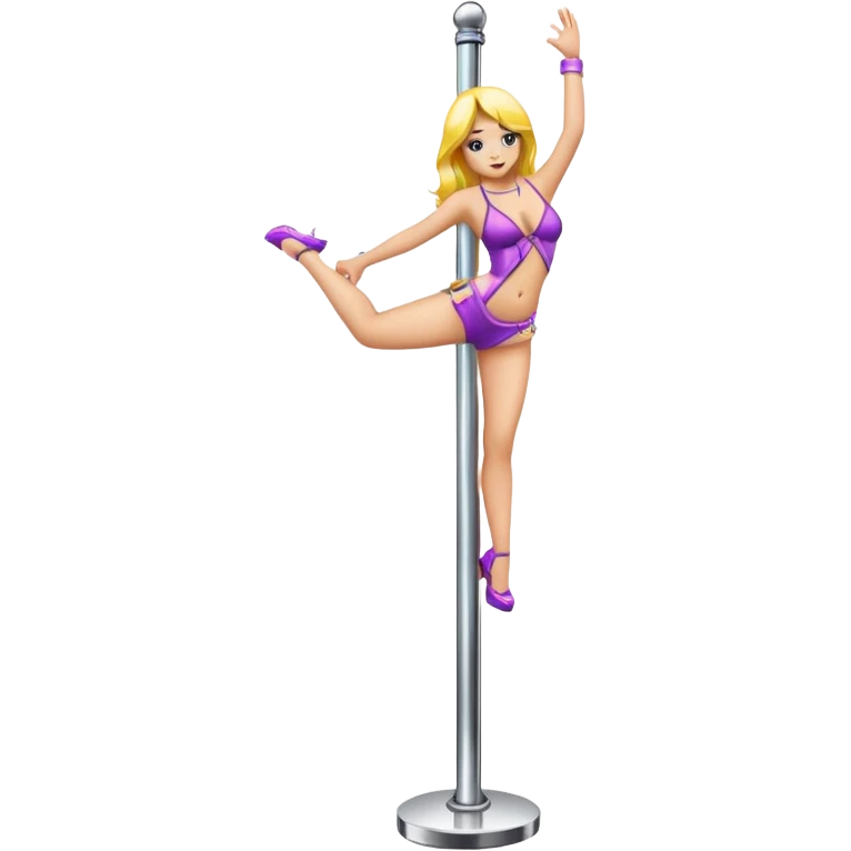 Stripper pole emoji