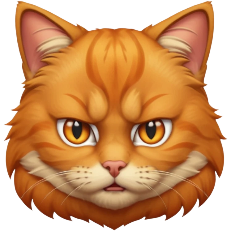 an angry cat emoji