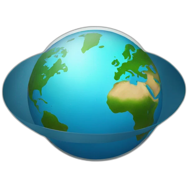 Flat earth emoji
