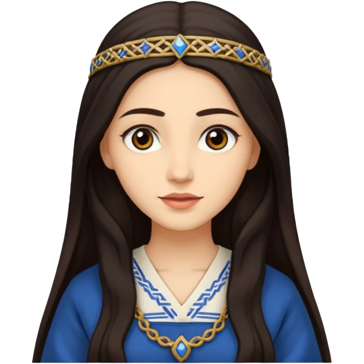 jewish women young ancient Judea, long hair emoji