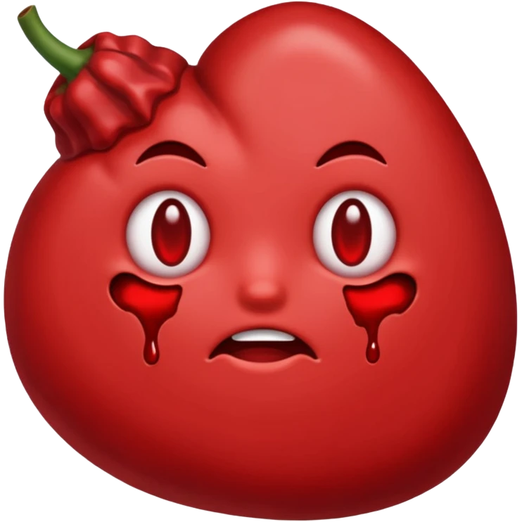 period blood  emoji