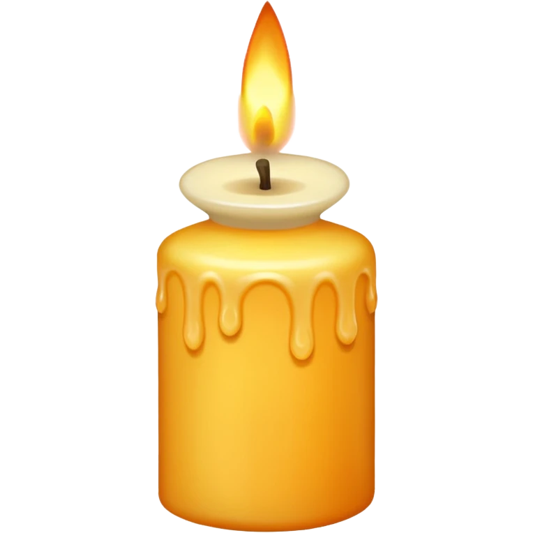candle in color #b2c864 emoji