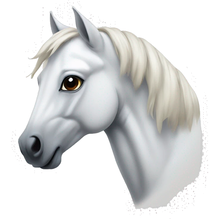 White horse emoji