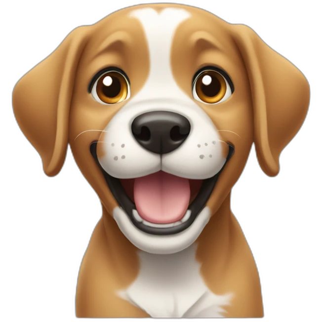excited-puppy-facing-left emoji