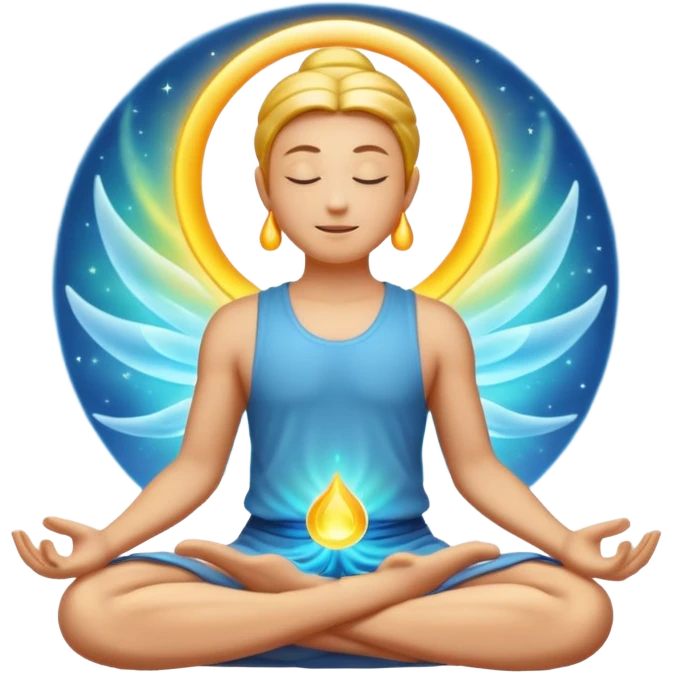 meditation energy emoji