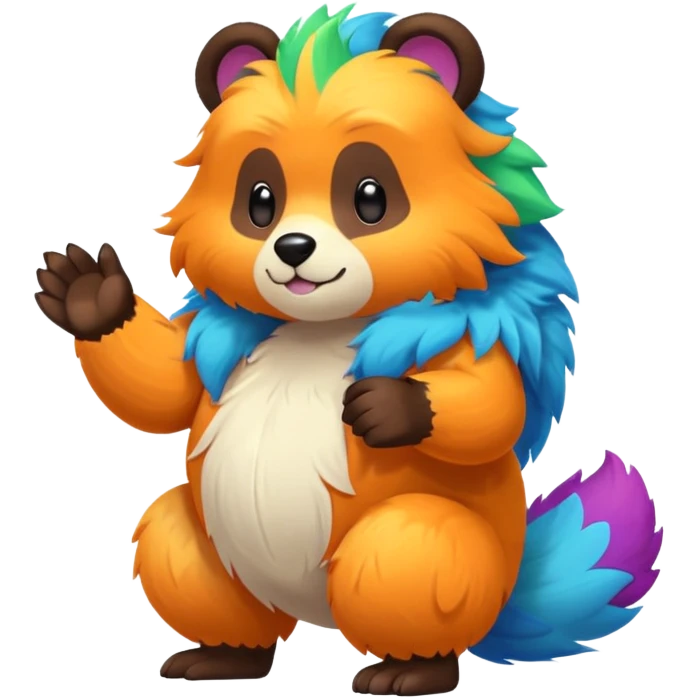  Fey Toony Skwovet-Ursaring-fusion-hybrid emoji