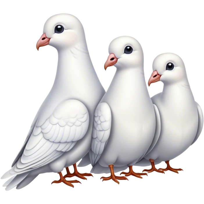 three turtledoves emoji