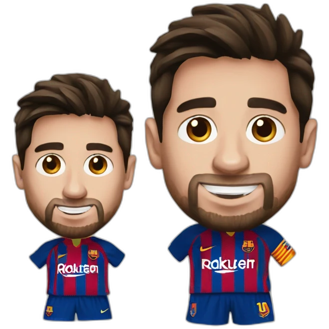 Messi Barcelona  emoji