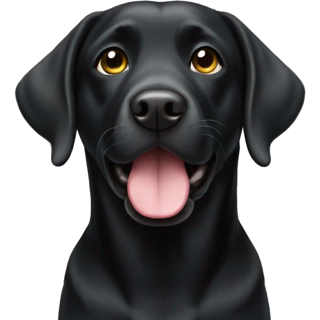 Black Labrador emoji