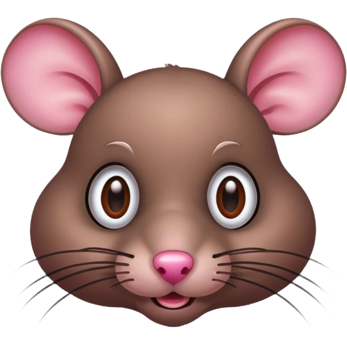 Big eyes rat emoji