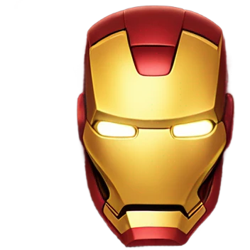 Iron man mask emoji