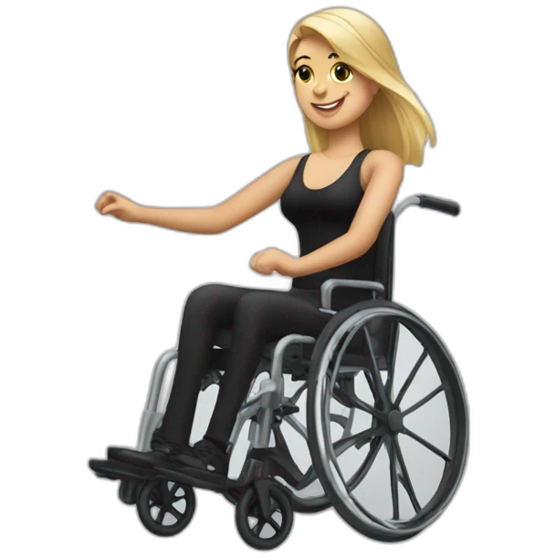 wheelchair dancer emoji