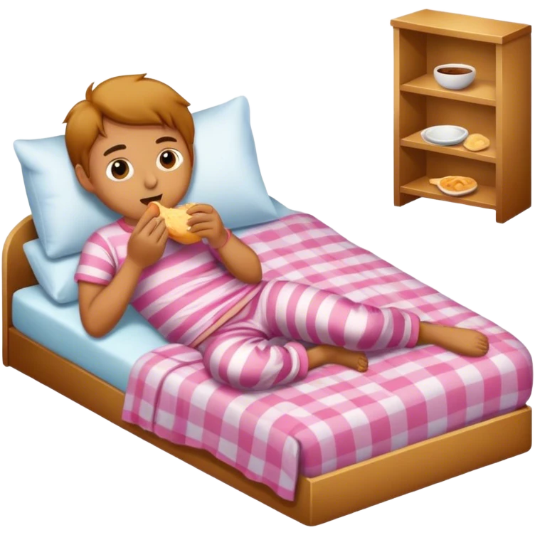 Eat in a bed emoji