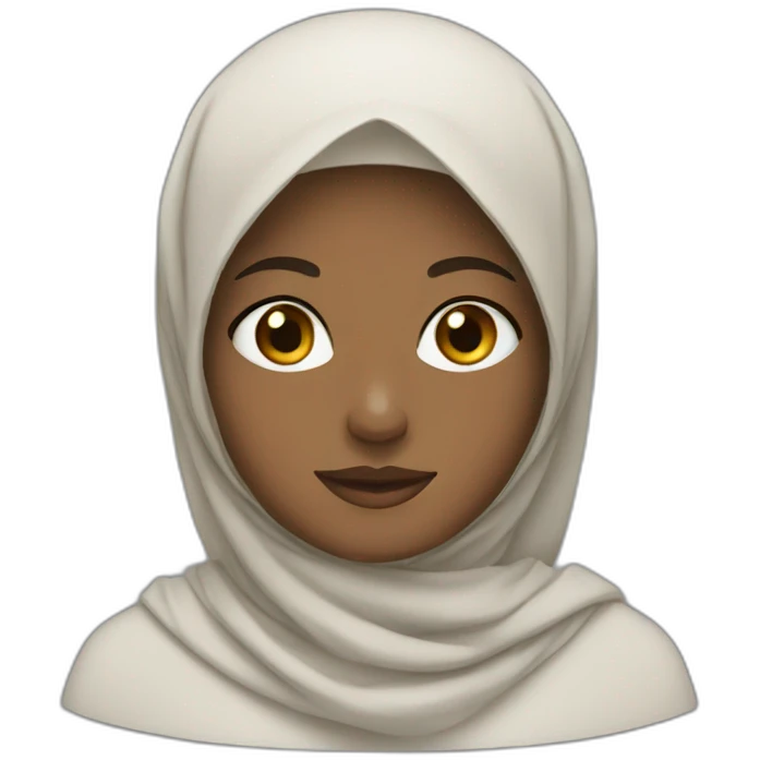 chat hijab emoji