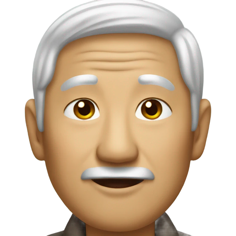 old asian man emoji