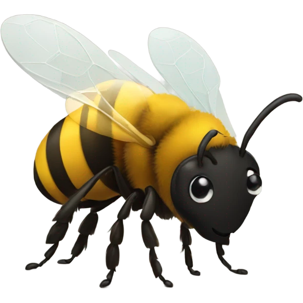 Lonely bee emoji