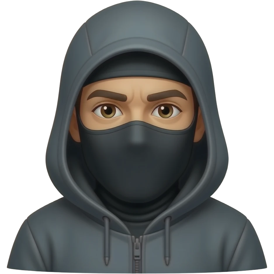 A swat guy that is hiding emoji