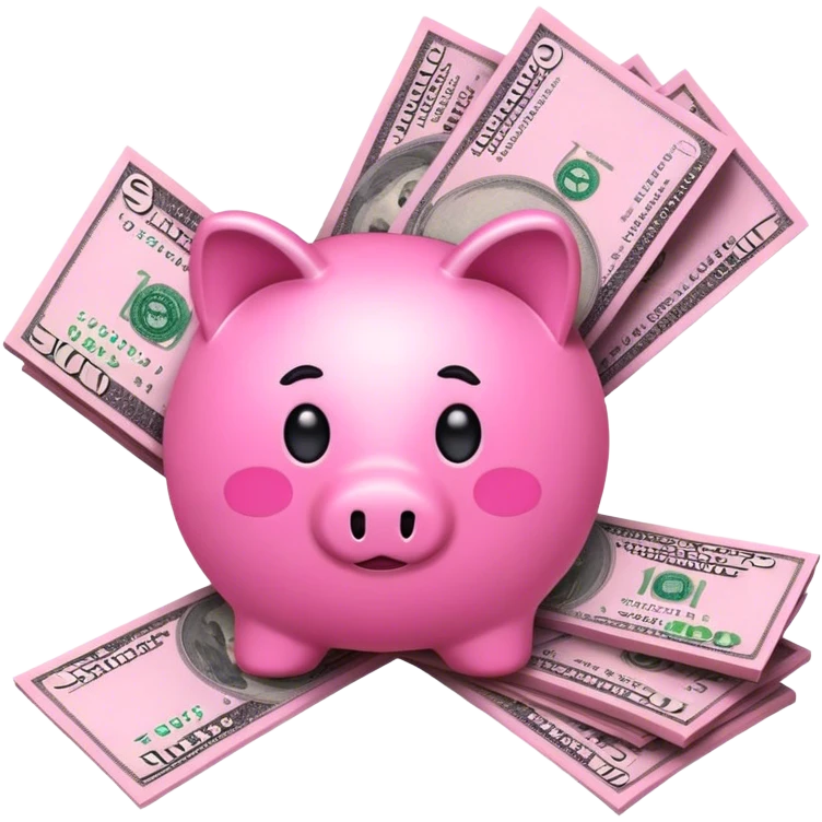 pink money  emoji
