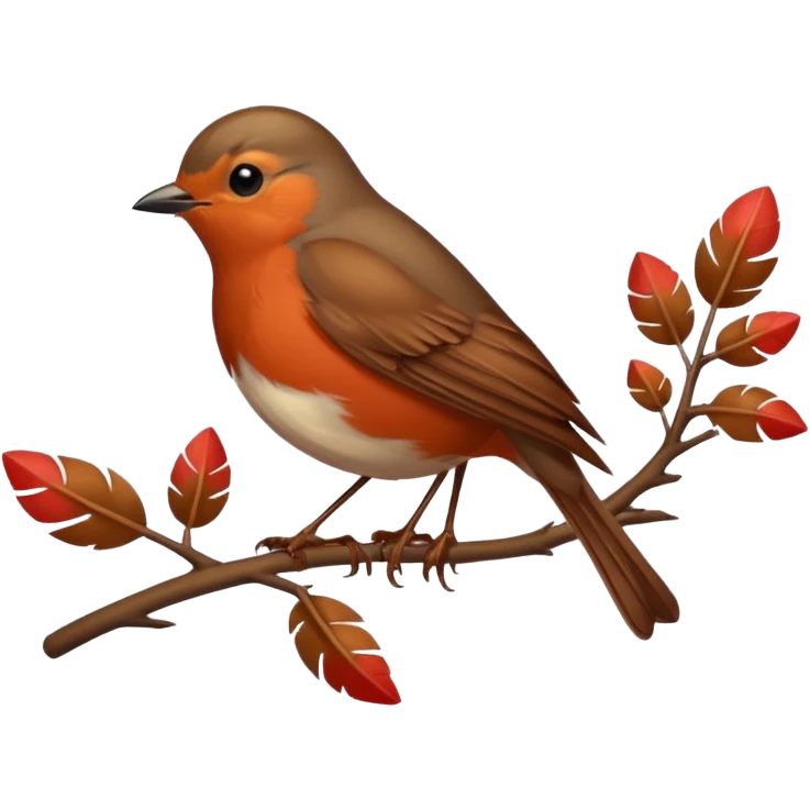 Robin bird emoji