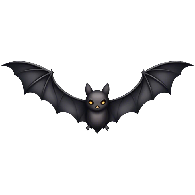 CREEPY BAT WINGS WIDE OPEN emoji