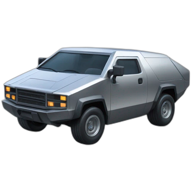Cybertruck stainless emoji