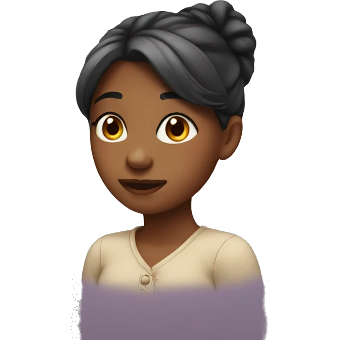 Girl in love emoji