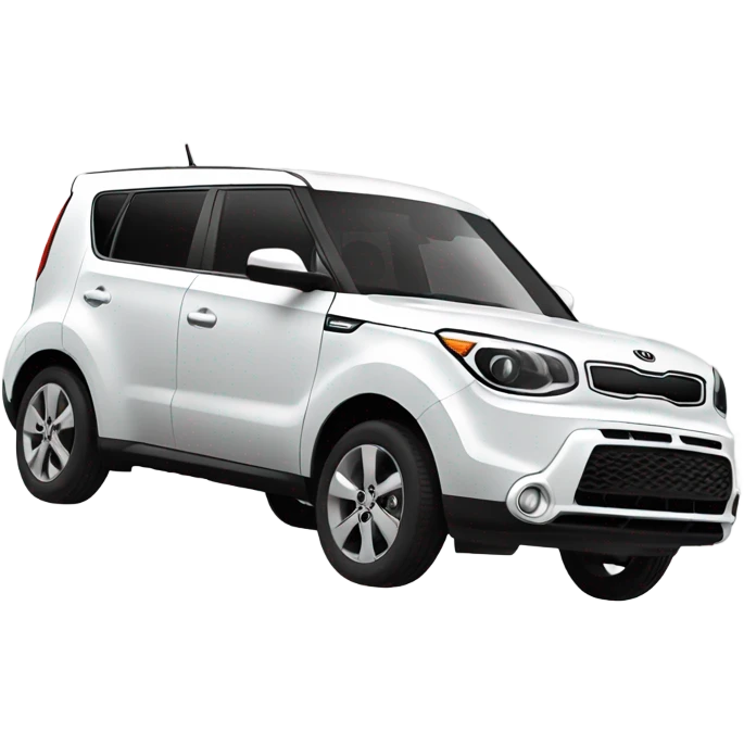 a white kia soul emoji