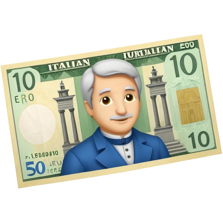 banconote euro 10 italia emoji
