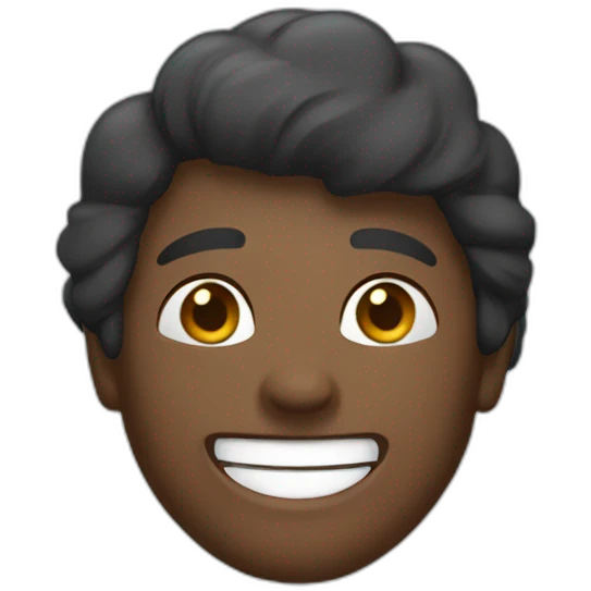Árabe sonriendo emoji